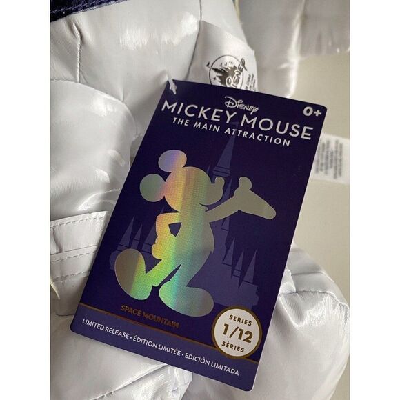 Disney Mickey Mouse January Plush The Main Attraction Space Mountain 1/12 NEW - Picture 4 of 9